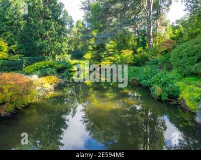 Kubota Garden ist ein 20-Acre (81,000 m²) japanischer Garten im Rainier Beach Viertel von Seattle, Washington. Hauptmerkmale des Kubota-Gartens i Stockfoto