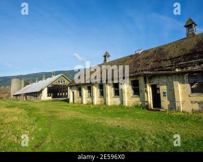 Northern State Hospital ist ein historischer Krankenhauscampus in Sedro-Woolley, Washington. Es ist im National Register of Historic Places aufgeführt. Stockfoto