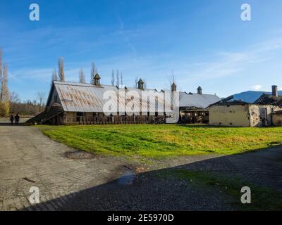 Northern State Hospital ist ein historischer Krankenhauscampus in Sedro-Woolley, Washington. Es ist im National Register of Historic Places aufgeführt. Stockfoto