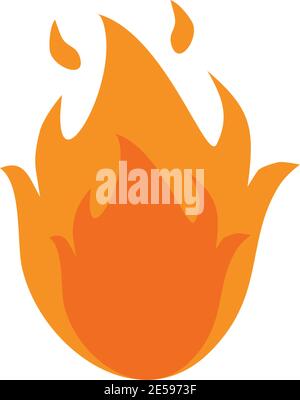Feuer Illustration Logo Design Inspiration Vektor Vorlage Stock Vektor