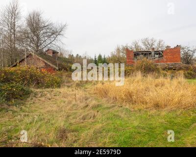 Northern State Hospital ist ein historischer Krankenhauscampus in Sedro-Woolley, Washington. Es ist im National Register of Historic Places aufgeführt. Stockfoto