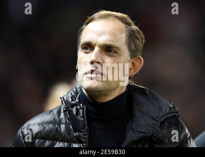 Datei Foto vom 12-02-2019 von Paris Saint-Germain Manager Thomas Tuchel. Ausgabedatum: Mittwoch, 27. Januar 2021. Stockfoto
