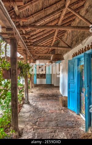 Villa de Leyva, Kolumbien Stockfoto