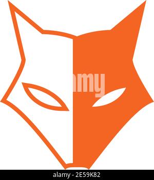 fox-Logo Vektor-Ilustration Vorlage Stock Vektor