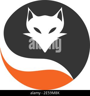 fox-Logo Vektor-Ilustration Vorlage Stock Vektor