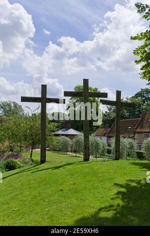 Die Kirche des Heiligtums unserer Lieben Frau von Walsingham, Little Walsingham, Norfolk, Großbritannien Stockfoto