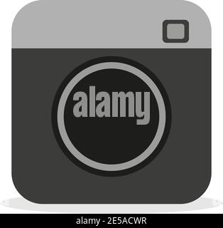 Kamera - Vektor-Symbol Kamera, Video und Foto Hipster Kamera Stock Vektor