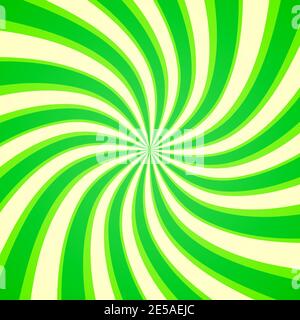 Wirbelnder radialer Hintergrund Spiralrotationsstrahlen Spiralmuster Sonnenlicht Balken Stockfoto