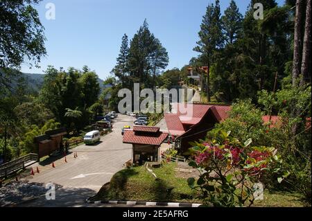 Kinabalu Park Office. Hauptverwaltung Von Sabah Parks. Kinabalu Park Hauptquartier. Kinabalu National Park, Sabah, Borneo, Malaysia Stockfoto