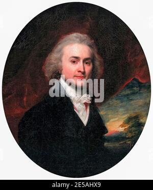 John Singleton Copley, John Quincy Adams (1767-1848), amerikanischer Staatsmann, Sechster Präsident der Vereinigten Staaten (1825-1829), Porträtmalerei, 1796 Stockfoto