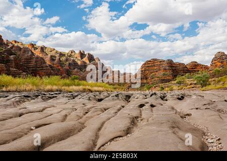 Bungle Bungles, Purnululu National Park, Kimberley Region, Western Australia, Australien Stockfoto