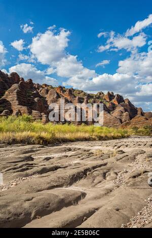 Bungle Bungles, Purnululu National Park, Kimberley Region, Western Australia, Australien Stockfoto