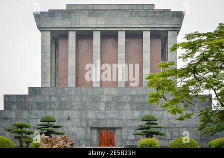 Ho-Chi-Minh-Mausoleum in Hanoi, Vietnam Stockfoto