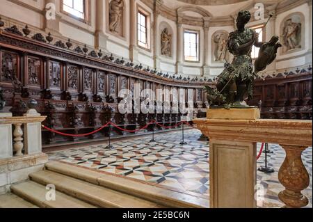 Chor der Chiesa di San Giorgio Maggiore, Venedig, Venetien, Italien Stockfoto