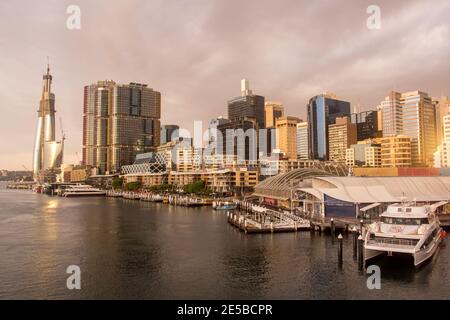 Cockle Bay, Darling Harbour, Sydney, Australien Stockfoto