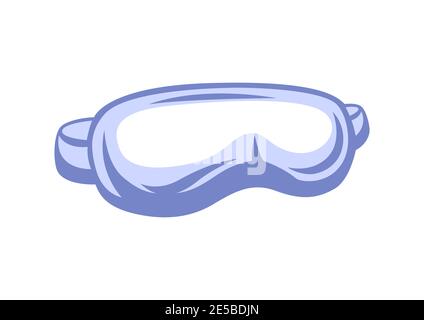 Illustration der Schlafmaske für Augen. Stock Vektor