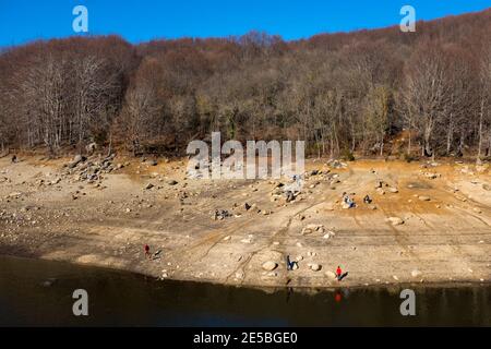 Panta de Sante Fe de Montseny, Katalonien Stockfoto