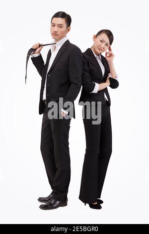 Junge Unternehmen Mann und Frau hohe Qualität Foto Stockfoto