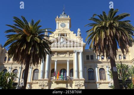 Rathaus Malaga Ayuntamiento Spanien Stockfoto