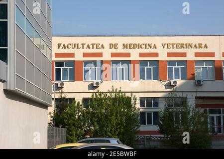 Fakultät für Veterinärmedizin in Bukarest Rumänien Stockfoto