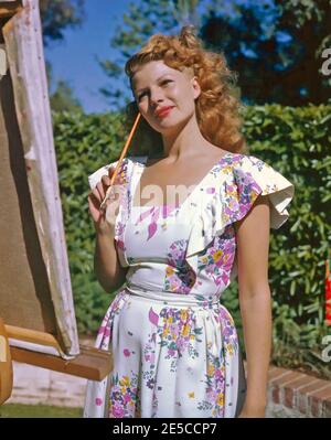 RITA HAYWORTH (1918-1987) amerikanische Filmschauspielerin um 1942 Stockfoto