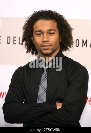 Corbin Bleu posiert während einer Fotoaufnahme von 'High School Musical III' im Rahmen des 3. 'Rome Film Festival' auf Rom, Italien am 26. Oktober 2008. Foto von Denis Guignebourg/ABACAPRESS.COM Stockfoto