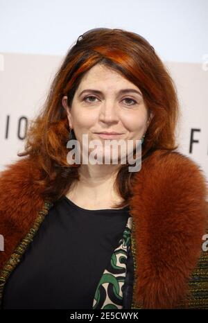 Agnes Jaoui posiert für eine Fotoaufnahme für 'Parlez-moi de la pluie' während des 3. 'Rom Filmfestivals' in Rom, Italien am 26,2008. Oktober. Foto von Denis Guignebourg/ABACAPRESS.COM Stockfoto