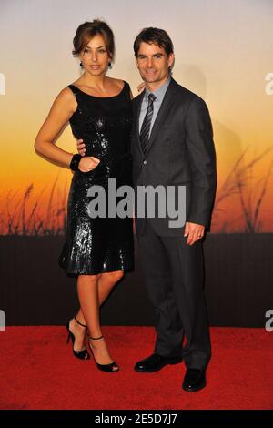 Rennfahrer Jeff Gordon und Frau Ingrid Vandebosch besuchen am 10. November 2008 das Museum of Modern Art Film Benefit zu Ehren von Baz Luhrmann im MOMA in New York City, NY, USA. Foto von Gregorio Binuya/ABACAPRESS.COM Stockfoto