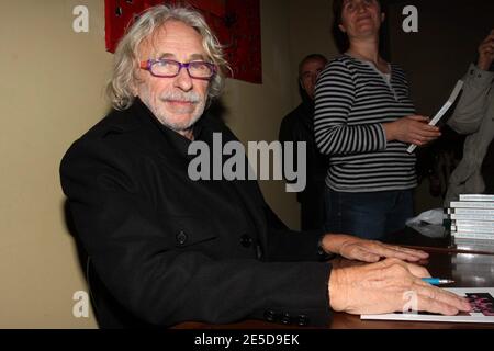 Pierre Richard beim 9. Filmfestival Musik und Kino in Auxerre, Frankreich am 13. November 2008. Foto von Benoit Pinguet/ABACAPRESS.COM Stockfoto