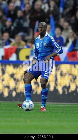 Der französische Rod Fanni während des Internationalen Freundschaftsspiel, Frankreich gegen Uruguay bei der 'Stade de France' in Saint-Denis bei Paris, Frankreich am 19. November 2008. Frankreich und Uruguay zeichnen 0-0 Foto von Henri Szwarc/Cameleon/ABACAPRESS.COM Stockfoto