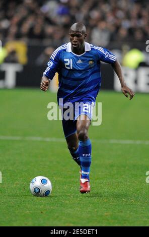 Der französische Rod Fanni während des Internationalen Freundschaftsspiel, Frankreich gegen Uruguay bei der 'Stade de France' in Saint-Denis bei Paris, Frankreich am 19. November 2008. Frankreich und Uruguay zeichnen 0-0 Foto von Henri Szwarc/Cameleon/ABACAPRESS.COM Stockfoto