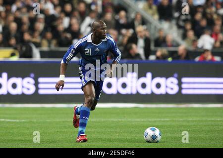 Der französische Rod Fanni während des Internationalen Freundschaftsspiel, Frankreich gegen Uruguay bei der 'Stade de France' in Saint-Denis bei Paris, Frankreich am 19. November 2008. Das Spiel endete in einem Unentschieden von 0-0. Foto von Malkon/Cameleon/ABACAPRESS.COM Stockfoto