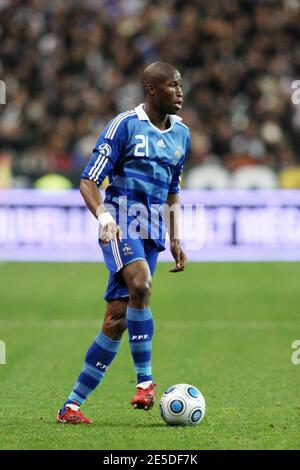 Der französische Rod Fanni während des Internationalen Freundschaftsspiel, Frankreich gegen Uruguay bei der 'Stade de France' in Saint-Denis bei Paris, Frankreich am 19. November 2008. Das Spiel endete in einem Unentschieden von 0-0. Foto von Malkon/Cameleon/ABACAPRESS.COM Stockfoto