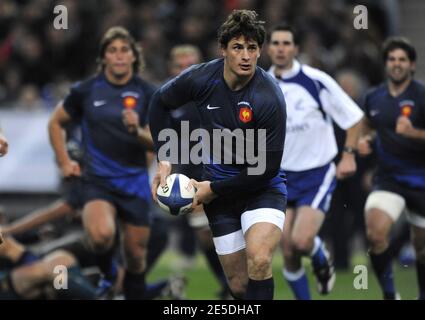 Frankreichs Yannick Jauzion (Frankreich) beim Freundschaftsspiel International Rugby, Frankreich gegen Australien im Stade de France in Saint-Denis bei Paris, Frankreich am 22. November 2008. Australien gewann 18-13. Foto von Henri Szwarc/Cameleon/ABACAPRESS.COM Stockfoto