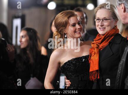 Meryl Streep und Amy Adams besuchen die AFI Fest Eröffnungsnacht Galavorstellung von 'Dutt' in den Arclight Cinemas in Hollywood. Los Angeles, 30. Oktober 2008. (Im Bild: Meryl Streep, Amy Adams). Foto von Lionel Hahn/ABACAPRESS.COM Stockfoto