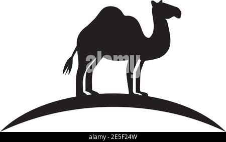 Camel Tier Logo Design Vektor Vorlage Stock Vektor