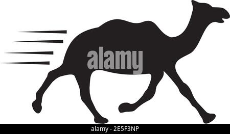 Camel Tier Logo Design Vektor Vorlage Stock Vektor