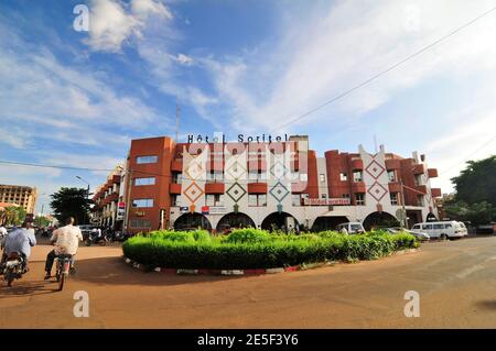 Hotel Soritel im Zentrum von Ouagadougou, Burkina Faso. Stockfoto