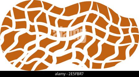Peanut Pflanze Logo Design Vektor Vorlage Stock Vektor