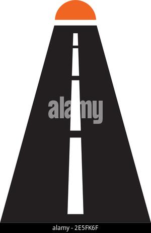 Straße Symbol Logo Design Inspiration Vektor Vorlage Stock Vektor