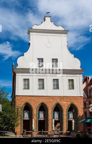 Das Alte Rathaus in Stettin beherbergt heute das Museum für Geschichte von Stettin, Polen Stockfoto