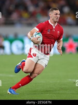 Aktenfoto vom 29-09-2019 von Wales' George North. Ausgabedatum: Donnerstag, 28. Januar 2021. Stockfoto