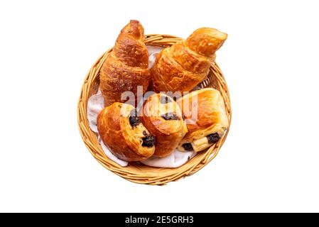 Bäckerei und Kaffees verschiedene Arten von Kaffeeprodukten mit Weiß Hintergrund Stockfoto