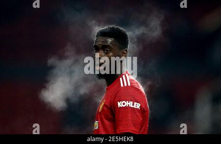 Aktenfoto vom 09-01-2021 von Axel Tuanzebes von Manchester United. Ausgabedatum: Donnerstag, 28. Januar 2021. Stockfoto