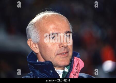 Arrigo SACCHI, ITA, Nationalfußballtrainer Italien, Porträt, Porträt, Einzelbild beschnitten, Einzelmotiv, 23.03.1994 Â Verwendung weltweit Stockfoto