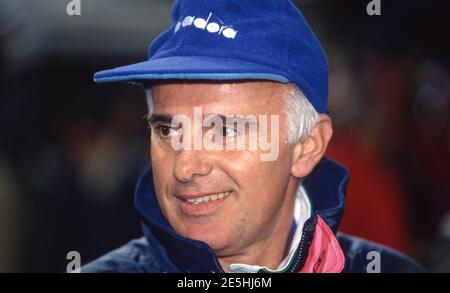 Arrigo SACCHI, ITA, Nationalfußballtrainer Italien, Porträt, Porträt, Einzelbild beschnitten, Einzelmotiv, 23.03.1994 Â Verwendung weltweit Stockfoto