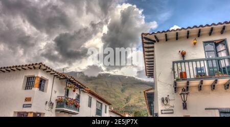 Villa de Leyva, Kolumbien Stockfoto