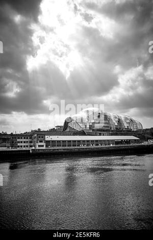 The Sage Concert Hall, Gateshead Quays, Newcastle upon Tyne, Tyneside, Nordostengland, VEREINIGTES KÖNIGREICH Stockfoto