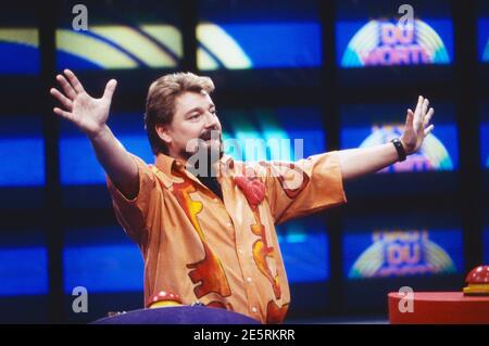Hast Du Worte, Spielshow, Deutschland 1992, Moderator Jürgen von der Lippe Stockfoto