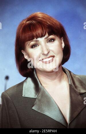 UTE FREUDENBERG, deutsche Sängerin, Portrait um 1998. UTE FREUDENBERG, deutsche Sängerin, Portrait um 1998. Stockfoto